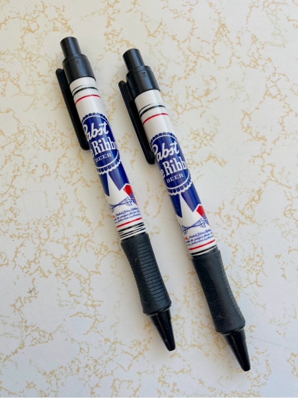 Pabst Blue Ribbon PBR Beer promo promotional item Pen Set for Collector